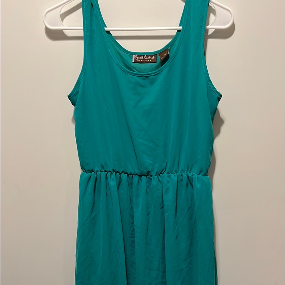 Speed control GREEN Sleeveless Dress